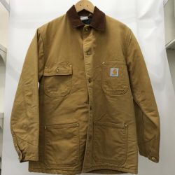 ▼▼ Carhartt カーハート ジャケット カバーオール ベージュ ブランド 程度B メンズ ダックジャケット ベージュ Bランク