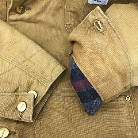  Carhartt カーハート ジャケット カバーオール ベージュ ブランド 程度B メンズ ダックジャケット ベージュ