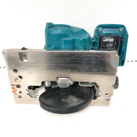 MAKITA マキタ 電動工具 コードレス式 18V 125mm 充電式マルノコ 丸のこ 本体のみ HS474D ブルー