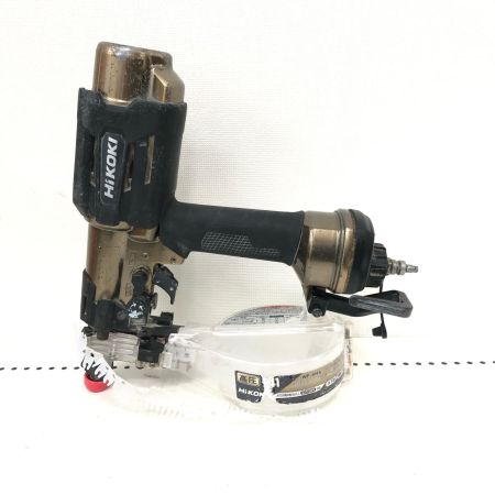  HiKOKI ハイコーキ エアツール 41mm 高圧ネジ打機 ケース・保護メガネ・取説付 WF4HS ゴールド