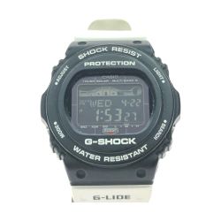 ▼▼ CASIO カシオ メンズ腕時計 デジタルウォッチ 電波ソーラー G-SHOCK G-LIDE サーフィン  GWX-5700SSN Bランク