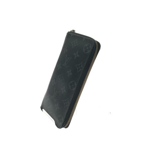  LOUIS VUITTON ルイヴィトン メンズ 長財布 ラウンドファスナー モノグラム エクリプス ヴェルティカル  M62295 ブラック