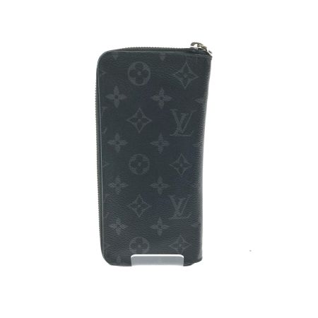  LOUIS VUITTON ルイヴィトン メンズ 長財布 ラウンドファスナー モノグラム エクリプス ヴェルティカル  M62295 ブラック