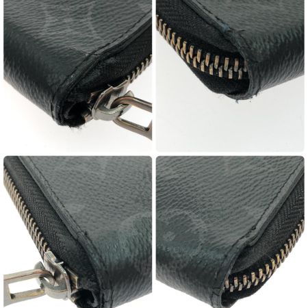  LOUIS VUITTON ルイヴィトン メンズ 長財布 ラウンドファスナー モノグラム エクリプス ヴェルティカル  M62295 ブラック