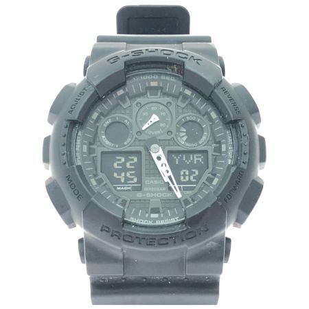  CASIO カシオ メンズ腕時計 デジアナウォッチ クオーツ G-SHOCK Gショック ビッグフェイス GA-100