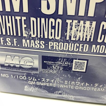  BANDAI バンダイ プラモデル 1/100 MG RGM-79SP ジム・スナイパーII(ホワイトディンゴ隊仕様) 「機動戦士ガンダム外伝 コロニーの落ちた地で…」
