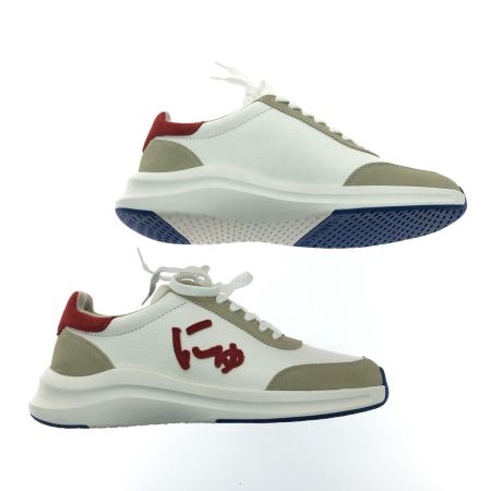  via sangacio サンガッチョ メンズスニーカー にゅ BLOW ローカットスニーカー 25cm ホワイト