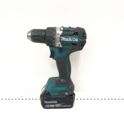 ▼▼ MAKITA マキタ 電動工具 コードレス式 18V 充電式ドライバドリル 充電池1個付 PSEマーク有 DF484D ブルー Cランク