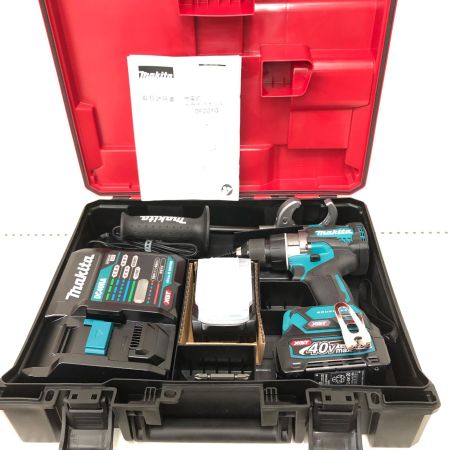 MAKITA マキタ コードレス式 40V 充電式ドライバドリル 充電器・充電池2個・ケース付 PSEマーク有 DF001GRDX ブルー