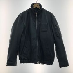 ▼▼ MORGAN MEMPHIS BELLE レザージャケット SIZE M メンズ ネイビー Bランク