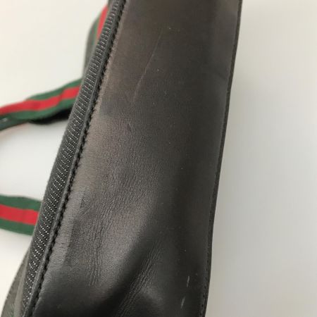  GUCCI グッチ バッグ トートバッグ GG  皮部分にキズあり ★ 73984-212792 ブラック