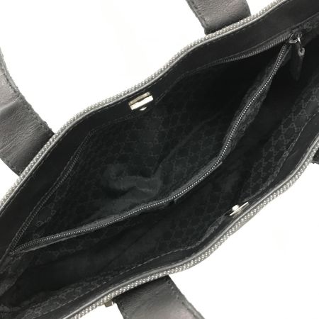  GUCCI グッチ バッグ トートバッグ GG  皮部分にキズあり ★ 73984-212792 ブラック