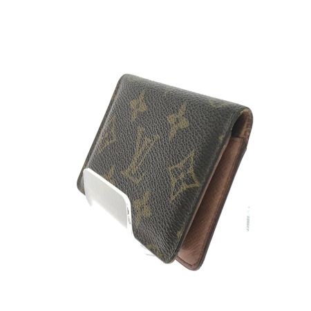  LOUIS VUITTON ルイヴィトン ユニセックス カードケース 名刺入れ モノグラム ポシェット カルト ヴィジット M56362 ブラウン