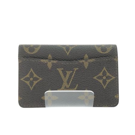  LOUIS VUITTON ルイヴィトン ユニセックス カードケース 名刺入れ モノグラム ポシェット カルト ヴィジット M56362 ブラウン