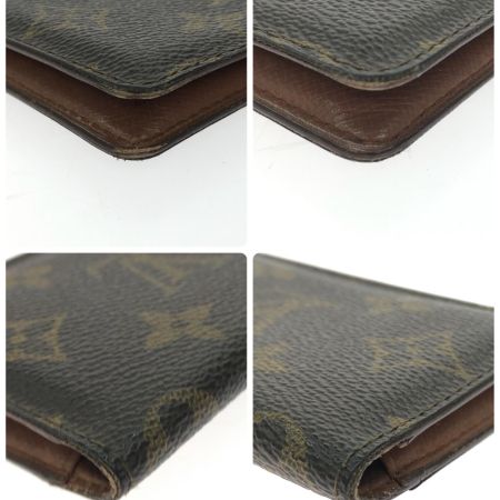  LOUIS VUITTON ルイヴィトン ユニセックス カードケース 名刺入れ モノグラム ポシェット カルト ヴィジット M56362 ブラウン