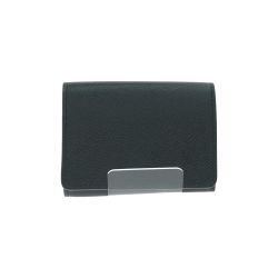 ▼▼ LOUIS VUITTON ルイヴィトン 名刺入れ タイガ アンヴェロップ カルト ドゥ ヴィジット NM イニシャル入 M64595 ノワール Bランク