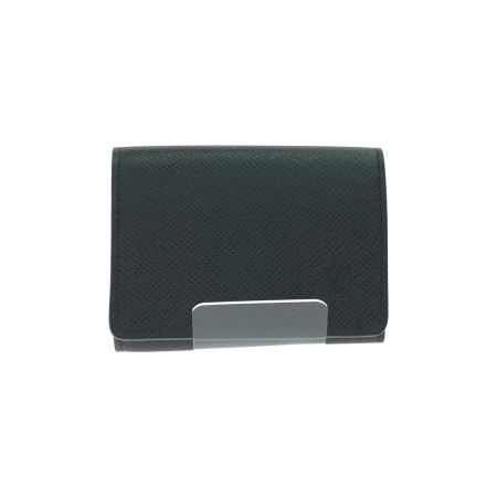  LOUIS VUITTON ルイヴィトン 名刺入れ タイガ アンヴェロップ カルト ドゥ ヴィジット NM イニシャル入 M64595 ノワール