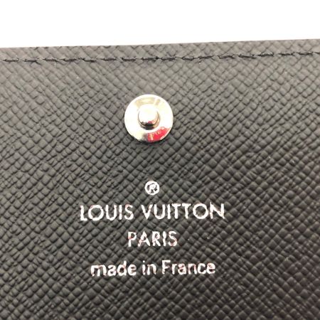  LOUIS VUITTON ルイヴィトン 名刺入れ タイガ アンヴェロップ カルト ドゥ ヴィジット NM イニシャル入 M64595 ノワール