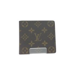 ▼▼ LOUIS VUITTON ルイヴィトン ユニセックス 二つ折り財布 小銭入れなし モノグラム ポルトビエ・カルトクレディ M60879 ブラウン Cランク