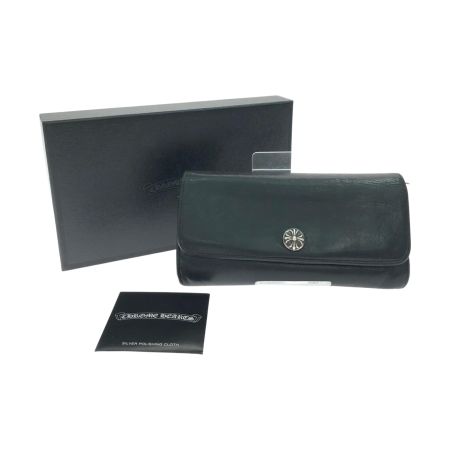  CHROME HEARTS クロムハーツ メンズ 長財布 JUDY ジュディ ウォレット クロスボール 2246-304-0410-0900 ブラック