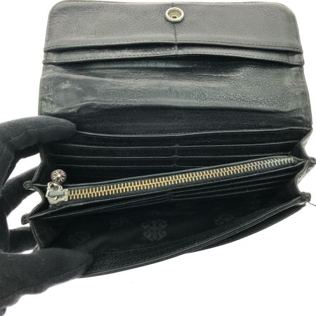  CHROME HEARTS クロムハーツ メンズ 長財布 JUDY ジュディ ウォレット クロスボール 2246-304-0410-0900 ブラック