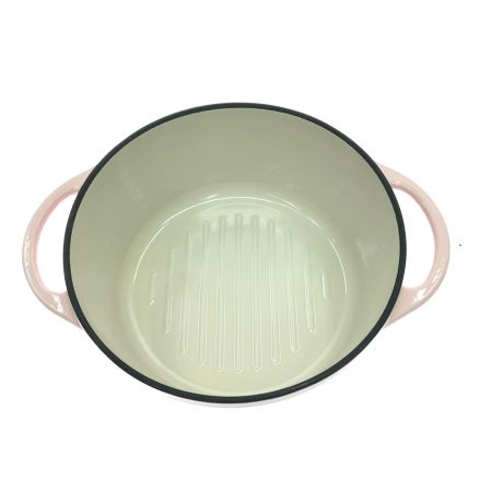  VERMICULAR バーミキュラ 両手鍋 オーブンポットラウンド 22cm＋マグネットリベット（鍋敷き）22cm セット  パールピンク