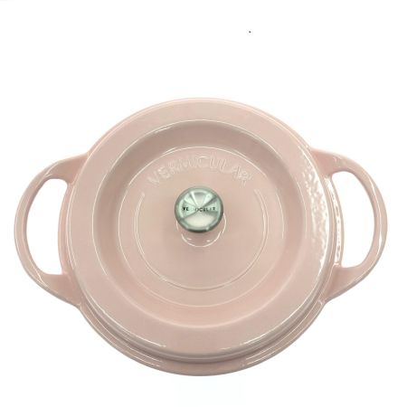  VERMICULAR バーミキュラ ホーロー両手鍋 オーブンポットラウンド 22cm PNK22R パールピンク