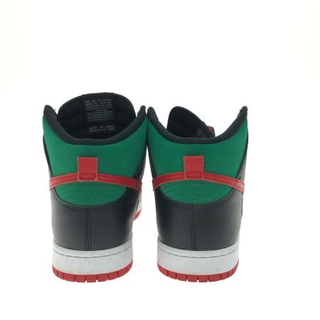  NIKE ナイキ メンズスニーカー DUNK HIGH 365 BY YOU ハイカットスニーカー 28.5cm グリーン/レッド/ブラック