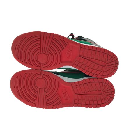  NIKE ナイキ メンズスニーカー DUNK HIGH 365 BY YOU ハイカットスニーカー 28.5cm グリーン/レッド/ブラック