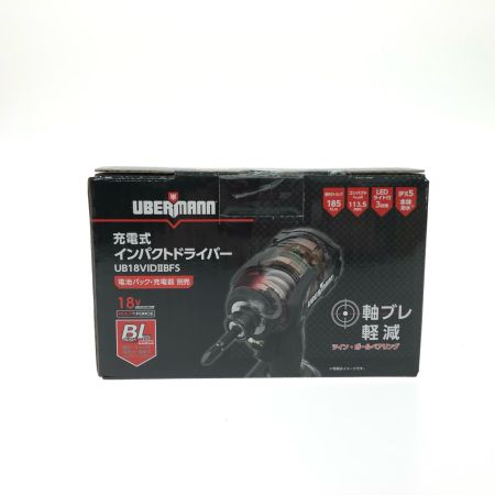  UBERMANN 電動工具 コードレス式 18V 充電式インパクトドライバー 本体のみ コンパクトヘッド UB18VIDⅡ FBS