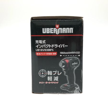  UBERMANN 電動工具 コードレス式 18V 充電式インパクトドライバー 本体のみ コンパクトヘッド UB18VIDⅡ FBS