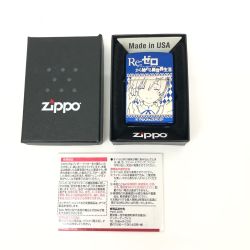 ▼▼ Zippo ジッポー オイルライター Re:ゼロから始める異世界生活 レム ブルー リゼロ グッズ アニメ Bランク