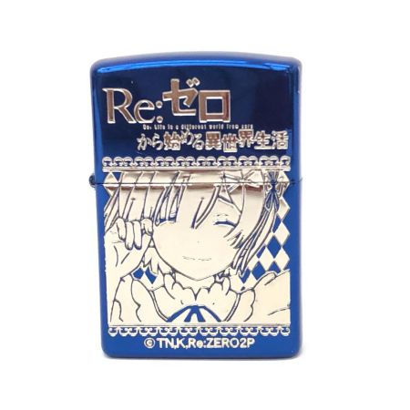  Zippo ジッポー オイルライター Re:ゼロから始める異世界生活 レム ブルー リゼロ グッズ アニメ