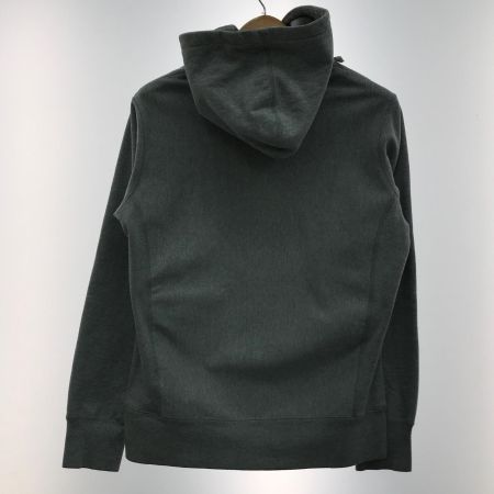  Supreme シュプリーム  パーカー Supreme グレー ブランド SIZE S 襟ヨゴレ・ポケット部分補修有 メンズ ボックスロゴ グレー