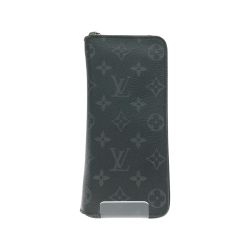 ▼▼ LOUIS VUITTON ルイヴィトン メンズ 長財布 ジッピーウォレット ヴェルティカル モノグラム・エクリプス M62295 ブラック Bランク