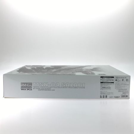  BANDAI イベント限定 MG 1/100 サザビー Ver.Ka[メカニカルクリア] 機動戦士ガンダム 逆襲のシャア プラモデル(5068541)