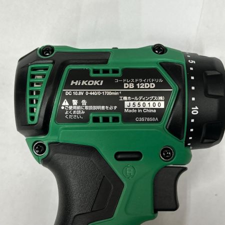  HiKOKI ハイコーキ コードレスドライバドリル 10.8v DB12DD グリーン
