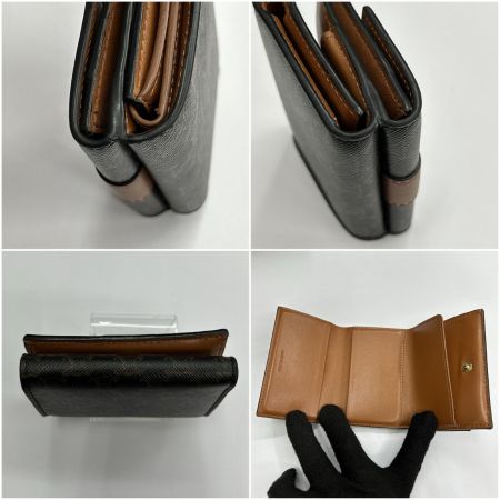  CELINE セリーヌ 三つ折り財布 トリオンフ ブラウン