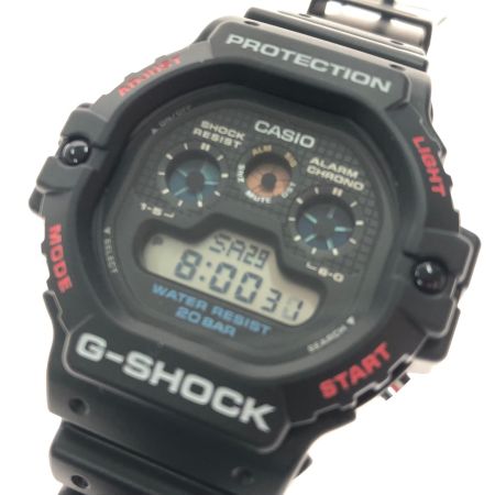 CASIO カシオ メンズ腕時計 クオーツ デジタルウォッチ G-SHOCK 復刻デザイン ロングライフバッテリー DW-5900U-1JF ブラック