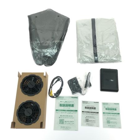  TAJIMA タジマ 空調服 清涼ファン 風雅ベスト2 フルセットLL DK-22 PSEマーク有 FV-BA37SEBW