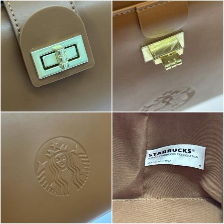  STARBUCKS スターバックス 2WAYショルダーバッグ キャメル