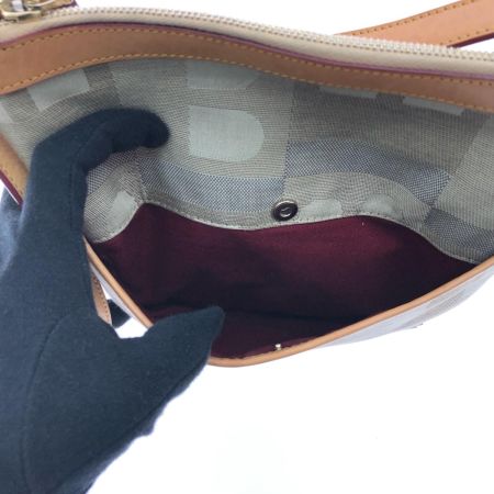  BALLY バリー レディース ショルダーバッグ サコッシュ Bロゴ キャンバス×レザー