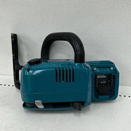  MAKITA マキタ チェーンソー コードレス式 18v6.0Ah 充電器・充電池1個付 MUC254DRGX ブルー  ※オイル漏れ有