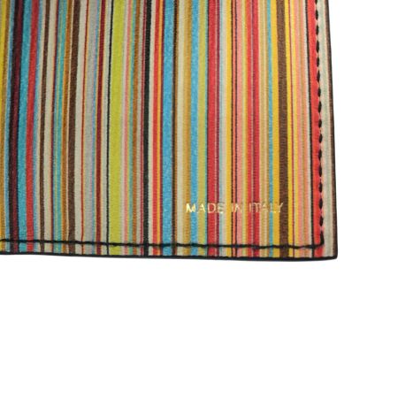  Paul Smith ポールスミス ユニセックス 6連 キーケース マルチストライプ  M1A-1981X-BMULTS ブラック