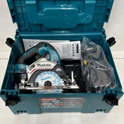 ▼▼ MAKITA マキタ 丸のこ コードレス式 18v 6.0Ah 充電器・充電池2個・ケース付 HS474DRGX ブルー Aランク