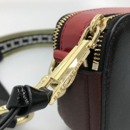  MARC JACOBS マークジェイコブス バッグ ショルダーバッグ  程度B レッド×ブラック