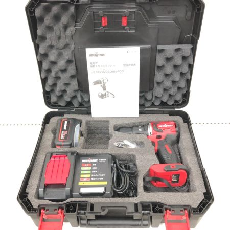  UBERMANN コードレス式 18V 充電式振動ドリルドライバー 5.0Ahセット 付属品完備 PSEマーク有 UB18VVDDBL50BPCG