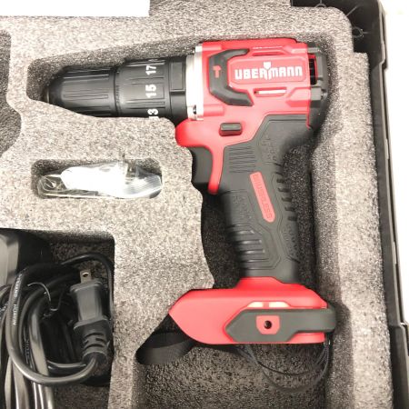  UBERMANN コードレス式 18V 充電式振動ドリルドライバー 5.0Ahセット 付属品完備 PSEマーク有 UB18VVDDBL50BPCG