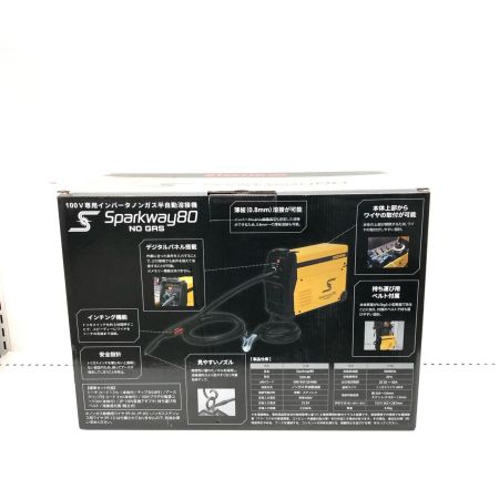  SUZUKID スズキッド 半自動溶接機 コード式 Sparkway80 スパークウェイ80 SSW-80 イエロー