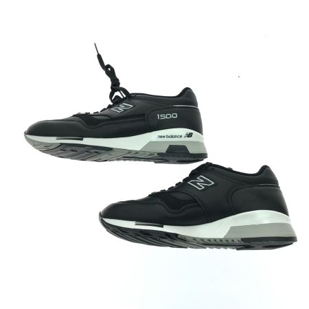  NEW BALANCE ニュー・バランス メンズスニーカー オールレザー UK製 25cm M1500BK ブラック/グレー